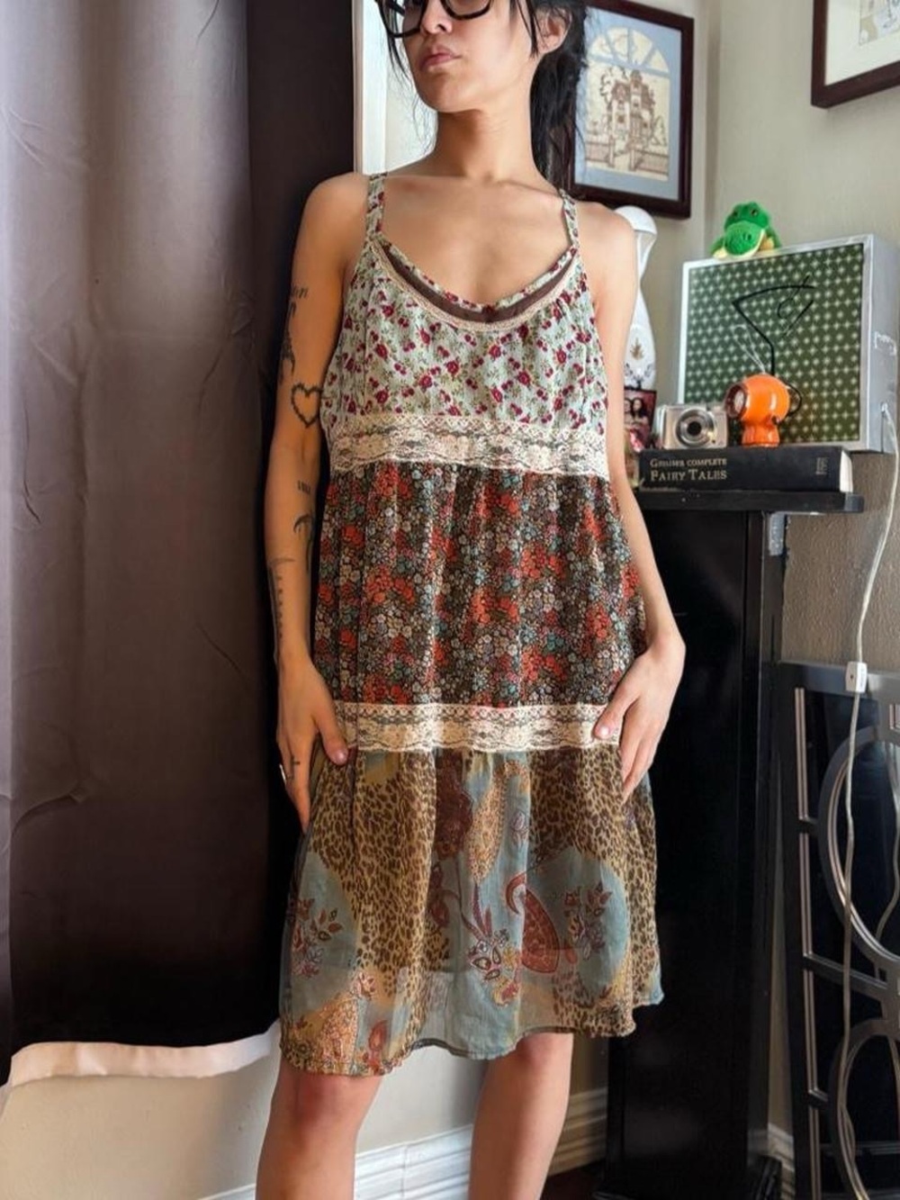 Patterned Boho Dress by American Rag - Picture 2 of 5